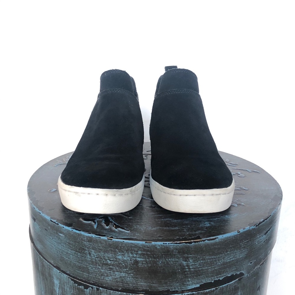 Dolce Vita Black Suede Chelsea Sneaker Ankle Boot